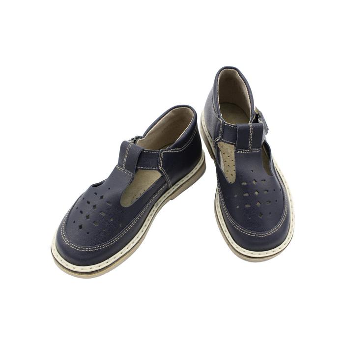 Туфли дошкольные размер 185, цвет тёмно-синий