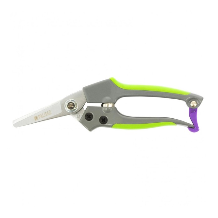 

Секатор плоскостной, 7" (18 см), с металлическими обрезиненными ручками