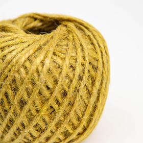 

Шпагат джутовый, 1120 Текс, 50 м, цвет жёлтый