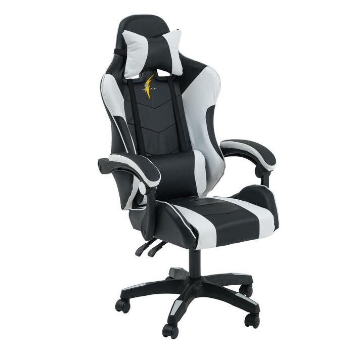 Кресло игровое SL™ TITANUS YS-909, чёрно-белое