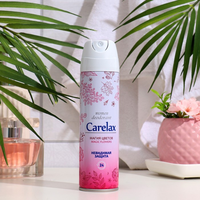 Дезодорант женский Carelax Magic Flowers, 150 мл