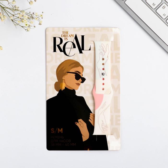 

Ремень для часов The dream is real, р-р 38 - 40 s/m