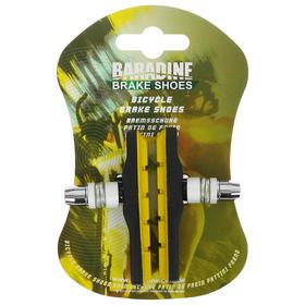 

Колодки для v-brake 72 мм, Baradine 945V, МТВ, цвет чёрный/жёлтый