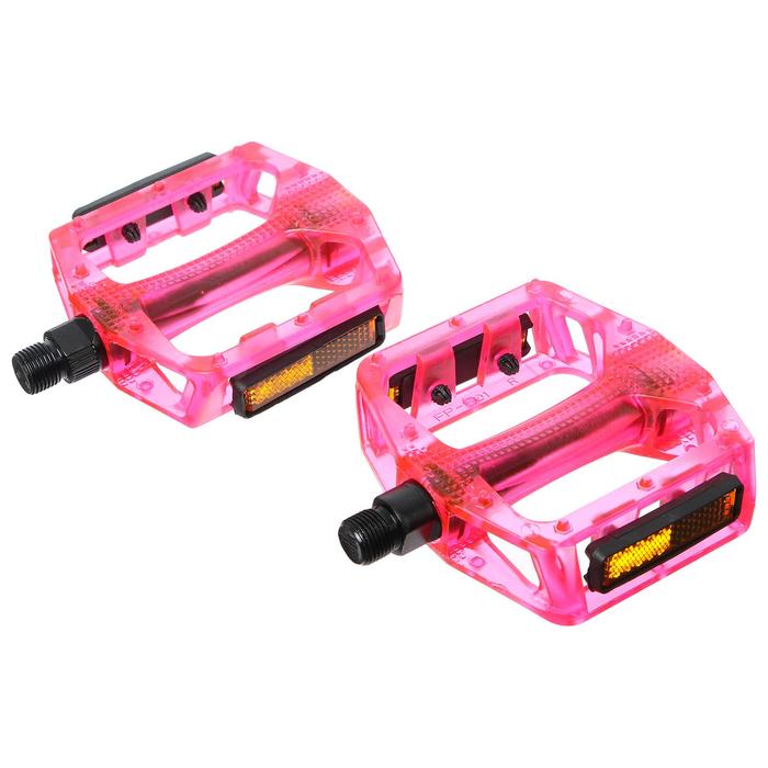 фото Педали feimin fp-801, ось 9/16" цвет красный