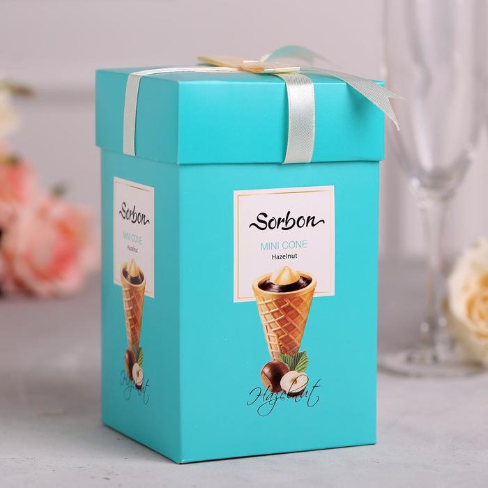 Мини-рожок в коробочке Sorbon «Фундук», 200 г