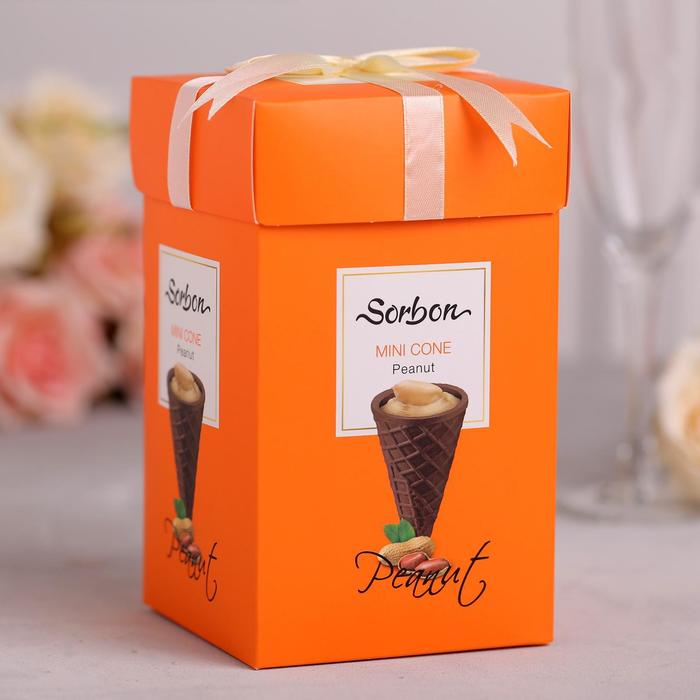 Мини-рожок Sorbon «Арахис и воздушные зерна», 200 г