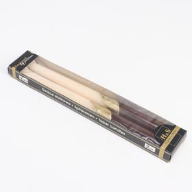 

Свечи античные №2 "Нуар", 2,3х30 см, карамель