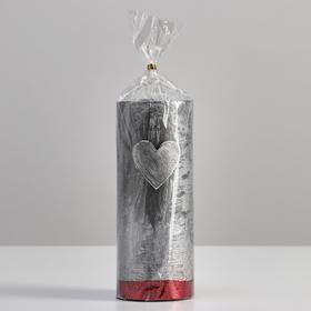 

Свеча - цилиндр "Желание", 6х15 см, серебряный