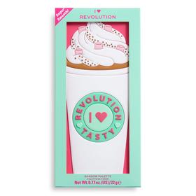 

Палетка теней для век I Heart Revolution Tasty, тон Coffee
