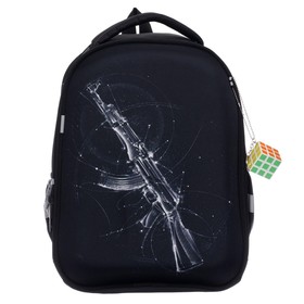 

Рюкзак каркасный школьный, Calligrata Probag "Автомат", 38 х 30 х 17 см