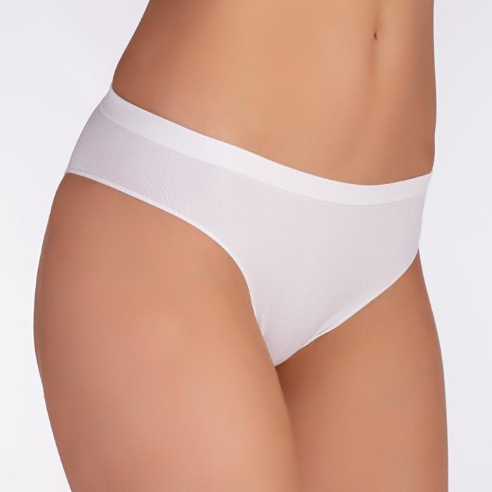 фото Трусы женские бразильяна brasilian briefs цвет белый (bianco), размер 50-52 (l) giulia