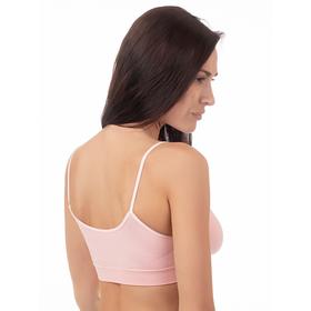 

Топ женский BRASSIERE цвет розовый (blossom gul), размер 48-52 (L-XL)