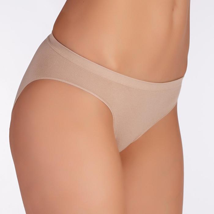 фото Трусы женские слипы hi-leg briefs цвет бежевый (naturale gul), размер 50-52 (l) giulia