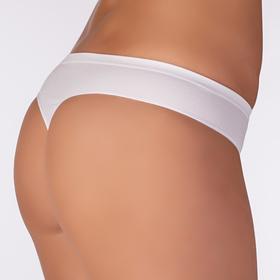 

Трусы женские бесшовные стринги, цвет белый (bianco), размер 54-56 (XL)