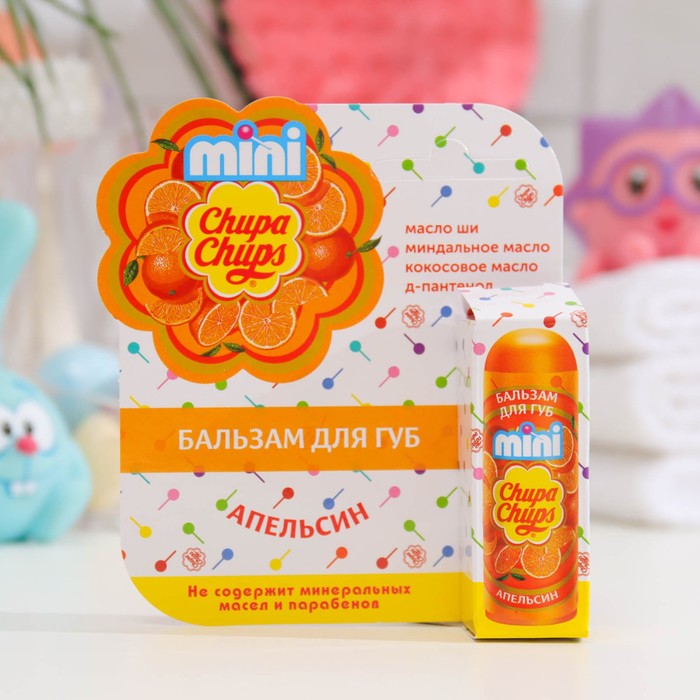 

Бальзам для губ Chupa Chups mini, апельсин, 3,8 г