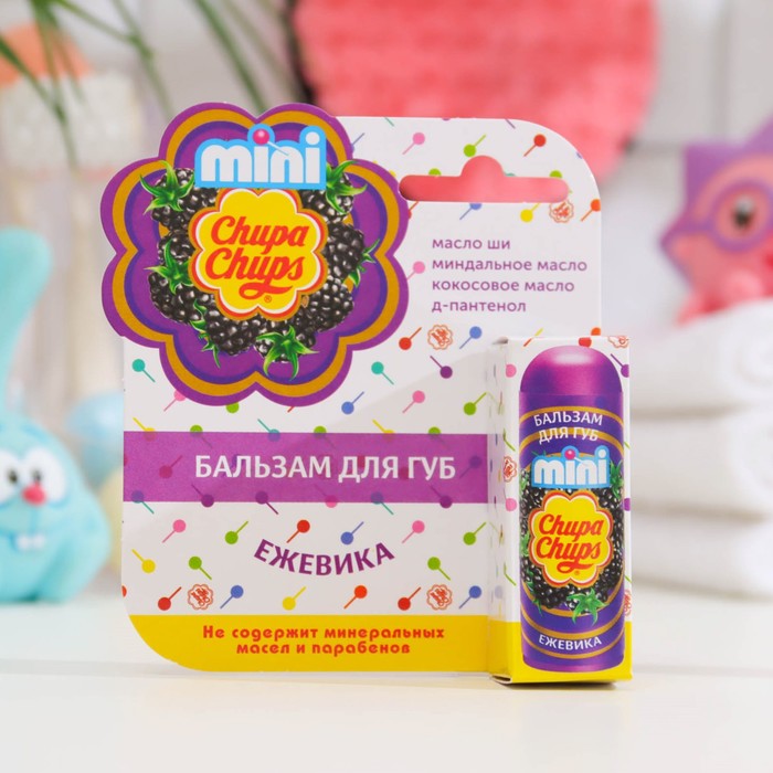 

Бальзам для губ Chupa Chups mini, ежевика, 3,8 г