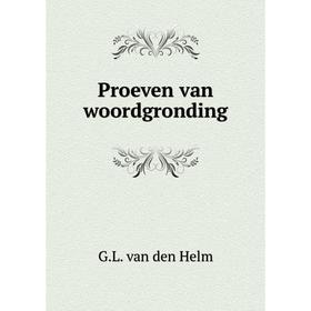 

Книга Proeven van woordgronding