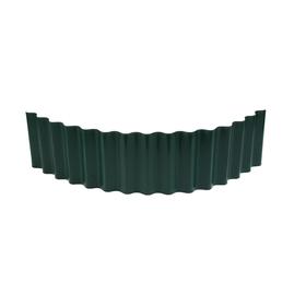 Ограждение для клумбы, 110 × 24 см, зелёное, «Волна», Greengo
