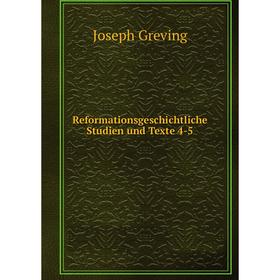

Книга Reformationsgeschichtliche Studien und Texte 4-5. Joseph Greving
