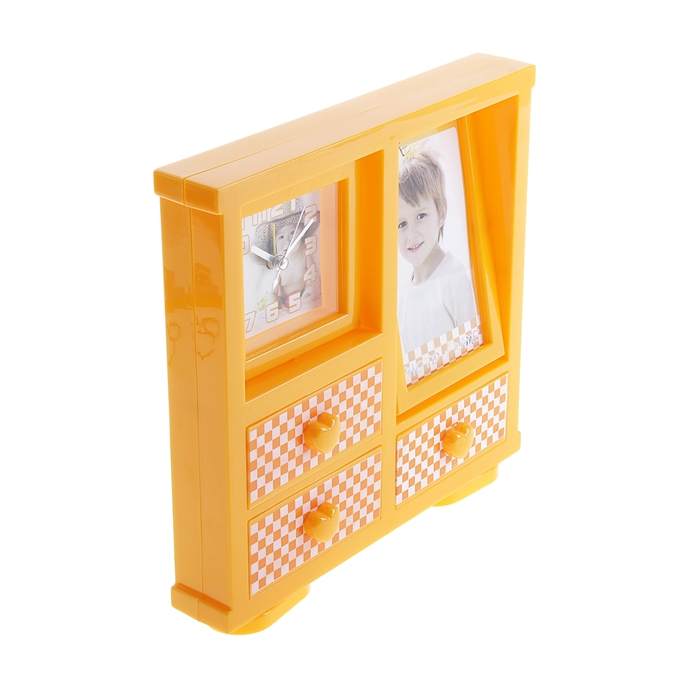 Будильник «Шкаф» + фоторамка, цвета МИКС