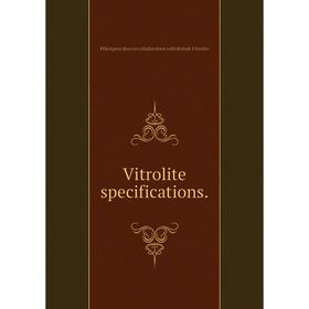 

Книга Vitrolite specifications.