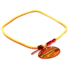 Ошейник-молния 38 см с адресником, микс картинок, наклейки под запись телефона в комплекте