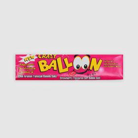 

Жевательная резинка Crazy Baloon вкус клубники , 22г.