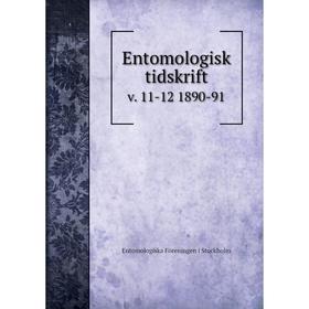 

Книга Entomologisk tidskrift v. 11-12 1890-91. Entomologiska Föreningen i Stockholm