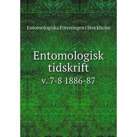 

Книга Entomologisk tidskrift v. 7-8 1886-87. Entomologiska Föreningen i Stockholm