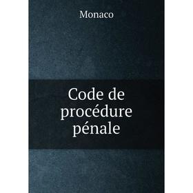 

Книга Code de procédure pénale