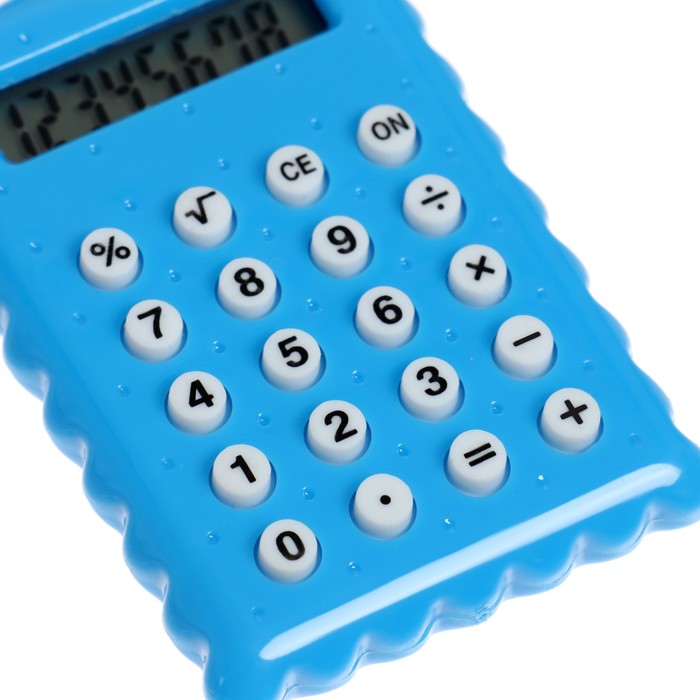 Калькулятор-брелок, 8-разрядный, «Печенье», МИКС