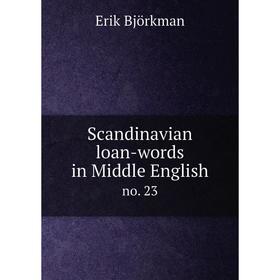

Книга Scandinavian loan-words in Middle English. no. 23