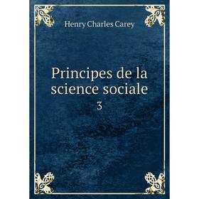 

Книга Principes de la science sociale 3