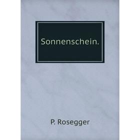 

Книга Sonnenschein