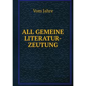 

Книга All gemeine literatur-zeutung