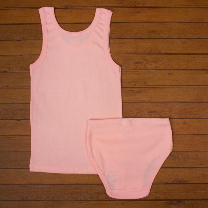 Комплект для девочки: майка+трусы, рост 134-140 (9-10 лет), цвета МИКС