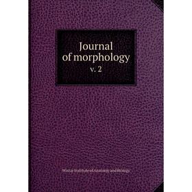 

Книга Journal of morphologyv. 2