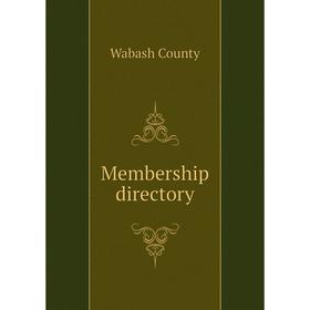 

Книга Membership directory