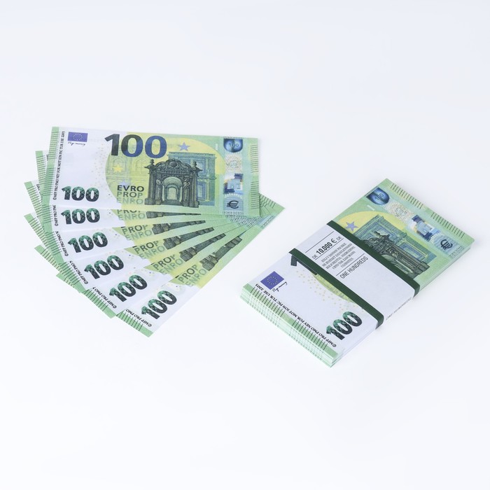 Пачка купюр 100 евро салфетки пачка денег 500 евро 30 листов
