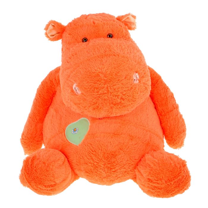Мягкая игрушка "Бегемот с сердечком", цвета МИКС