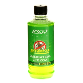 

Омыватель стёкол LAVR Green антимуха, концентрат 1:40, 330 мл Ln1221