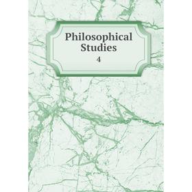 

Книга Philosophical Studies 4