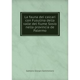 

Книга La fauna dei calcari con Fusulina della valle del fiume Sosio nella provincia de Palermo