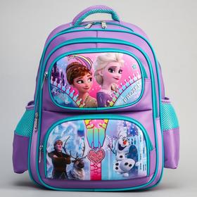 

Ранец школьный с жестким карманом "FROZEN", Холодное сердце