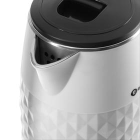

Чайник электрический EuroStek EEK-TP01P, пластик, колба металл, 2.5 л, 1500 Вт, черно-белый 4