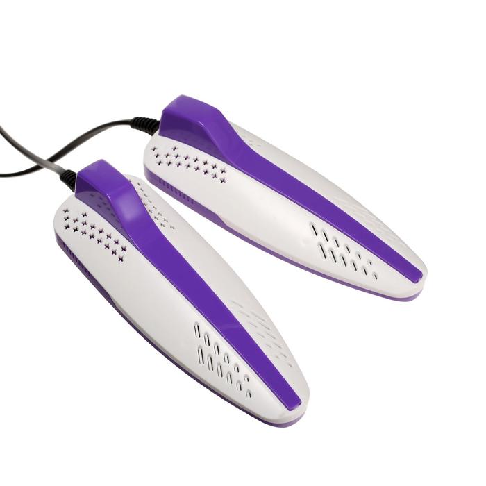 Сушилка для обуви Sakura SA-8157V, 10 Вт, 65°С, бело-фиолетовая