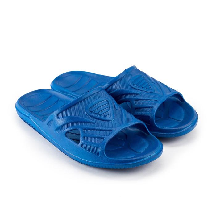 Сланцы пляжные мужские, цвет синий, размер 45
