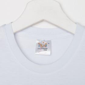 

Футболка детская, цвет белый/сердечки, рост 140 см