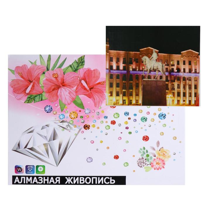 

Алмазная мозаика с подрамником, полное заполнение, «Ночной всадник» 40 × 50 см