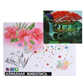 

Алмазная мозаика с подрамником, полное заполнение, «Красное дерево» 40 × 50 см